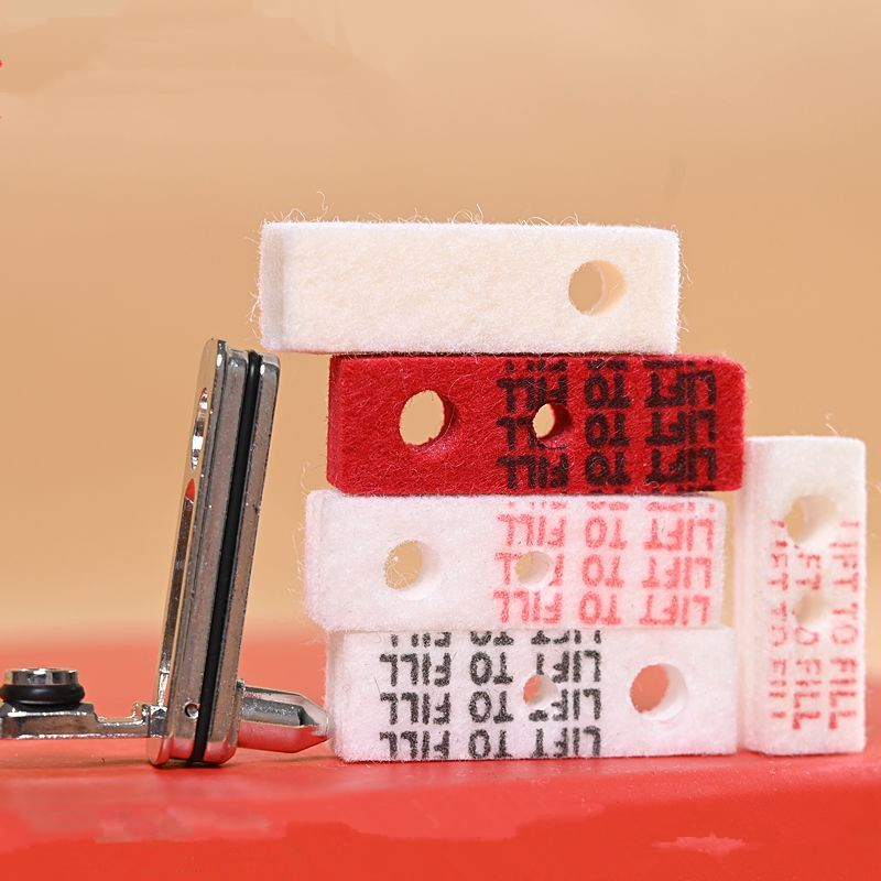 Musical Instrument Zither - ด้านล่าง Felt Pad ฐานปะเก็นผ้าฝ้ายดูดซับน้ํามันสําหรับ Zippo Zorro