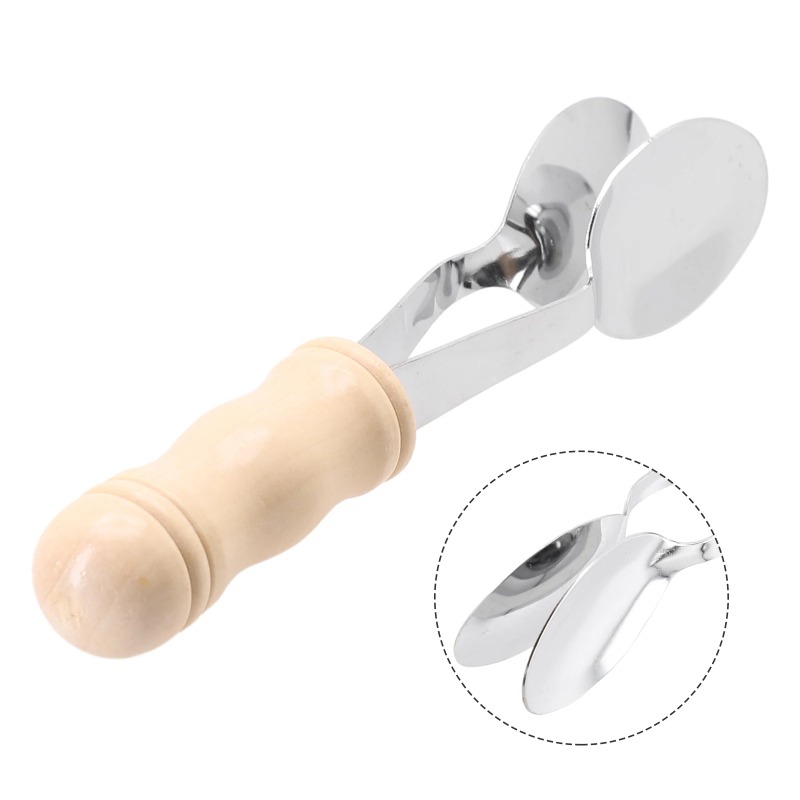 Musical Instrument Irish - ช้อนดนตรีไอริช 1 ชิ้น ด้ามไม้ เครื่องดนตรีเคาะจังหวะ ช้อนดนตรี