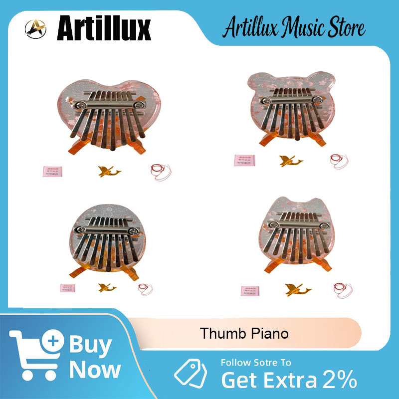 A Musical Instrument With Keys - อาร์ทิลักซ์ ธัมบ์เปียโน แบรนด์ใหม่ คุณภาพสูง 8 คีย์