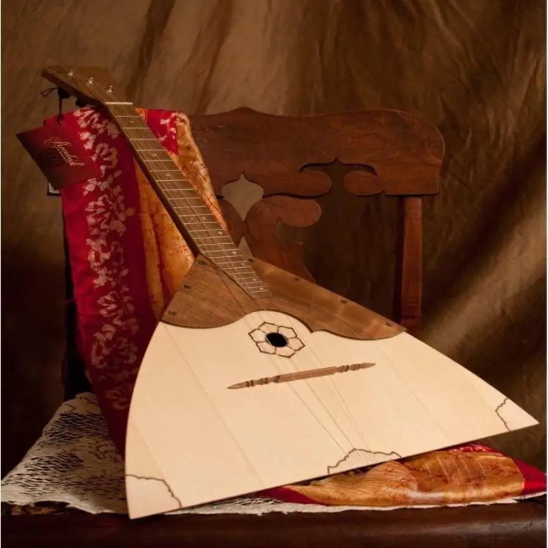 Musical Instrument Balalaika - บาลาไลก้า ทรงสามเหลี่ยม เครื่องดนตรีตะวันตก ชามิเซ็น