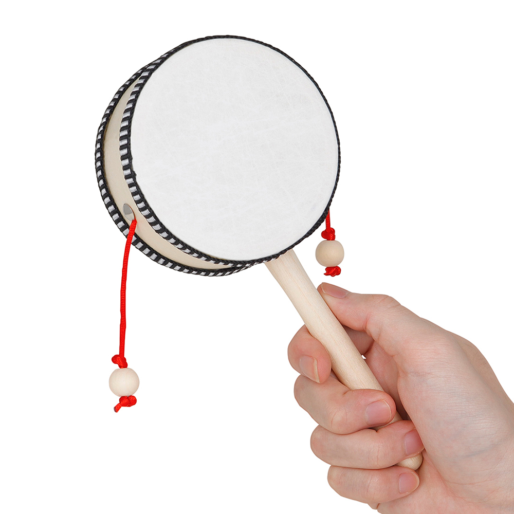 Musical Instrument You Shake - ของเล่นเขย่ามือไม้สีดำขนาด 4 นิ้ว เครื่องดนตรีคลาสสิกแบบดั้งเดิมสำหรับเด็ก ของขวัญสำหรับเด็ก