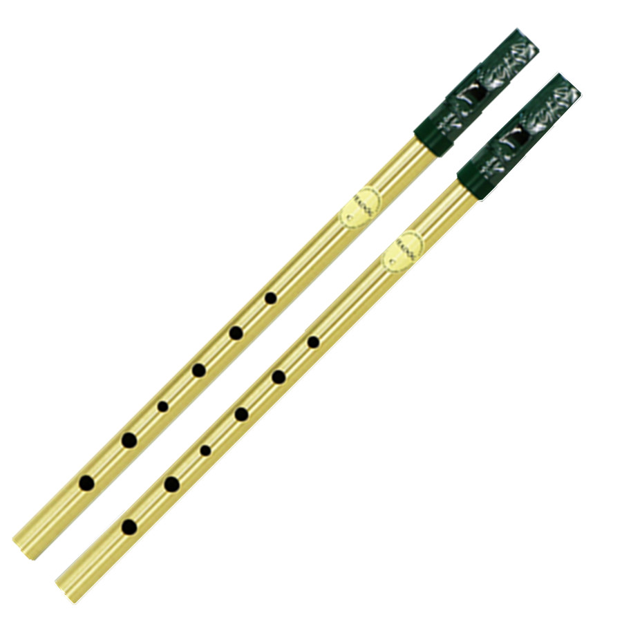 Musical Instrument Irish - ทองเหลืองนกหวีดไอริชขลุ่ย Feadog D คีย์ดีบุก Penny 6