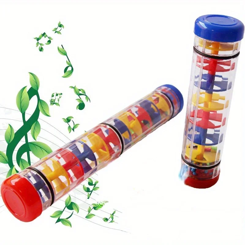 Musical Instrument You Shake - 1 PC Rainmaker ของเล่นดนตรี,Rain Stick Bell