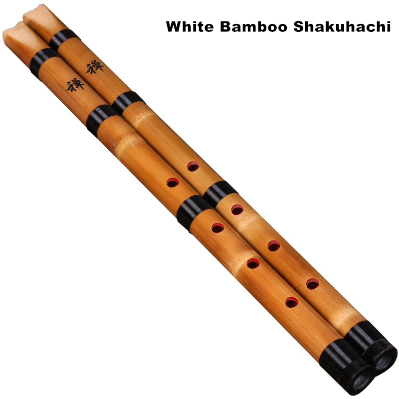 Musical Instrument Irish - Handmade ไม้ไผ่สีขาวธรรมชาติ Shakuhachi Chiba/ญี่ปุ่นสั้นขลุ่ย Xiao สําหรับ