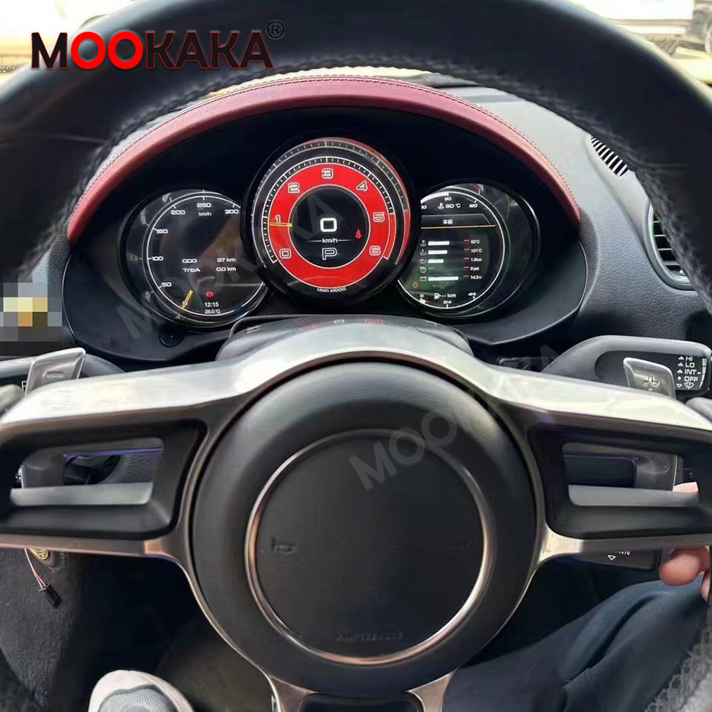Musical Instrument Irish - แผงหน้าปัดดิจิตอลสำหรับ Porsche Macan Boxster Cayman 718