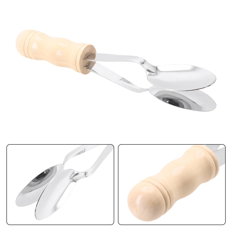 ช้อนดนตรีไอริช 1 ชิ้น ด้ามไม้  - Musical Instrument Irish บทวิจารณ์และราคา