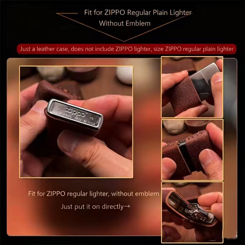 ปลอกหนังมินิมอลสำหรับใส่ไฟแช็ก - Musical Instrument Zither บทวิจารณ์และราคา