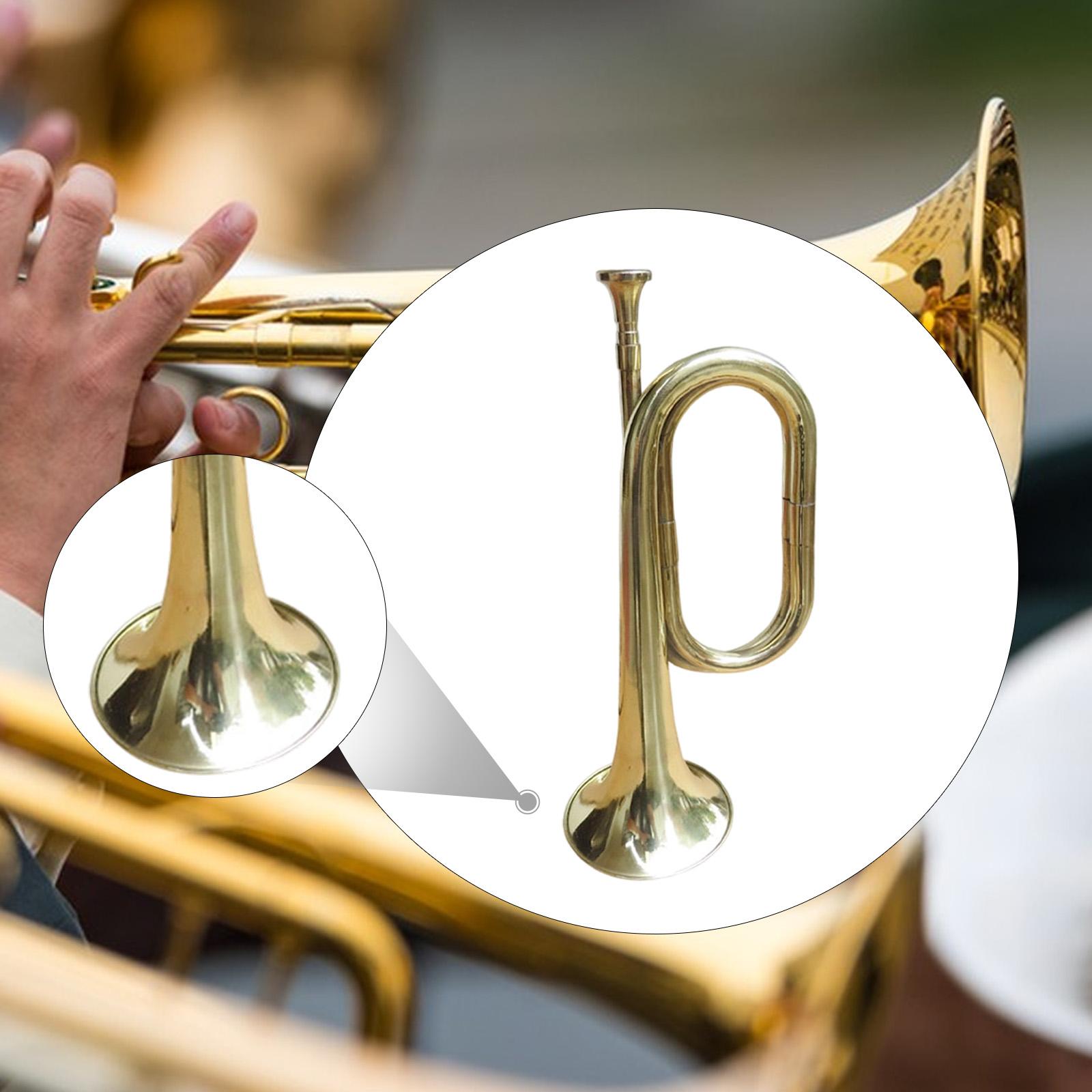 แตรทรัมเป็ต เครื่องดนตรีพกพา ข - Musical Instrument Bugle บทวิจารณ์และราคา