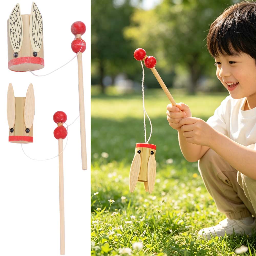 ของเล่นจั๊กจั่นไม้ไผ่จีนโบราณ  - Musical Instrument You Shake บทวิจารณ์และราคา