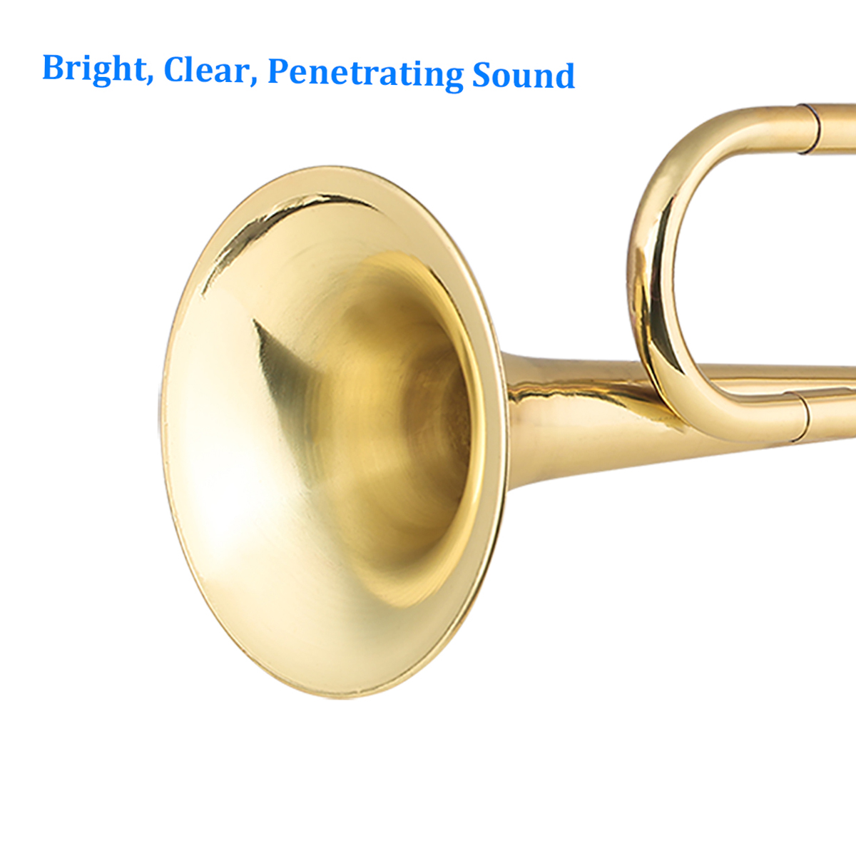 แตรทรัมเป็ตทองเหลืองชุบทองพร้อ - Musical Instrument Bugle บทวิจารณ์และราคา