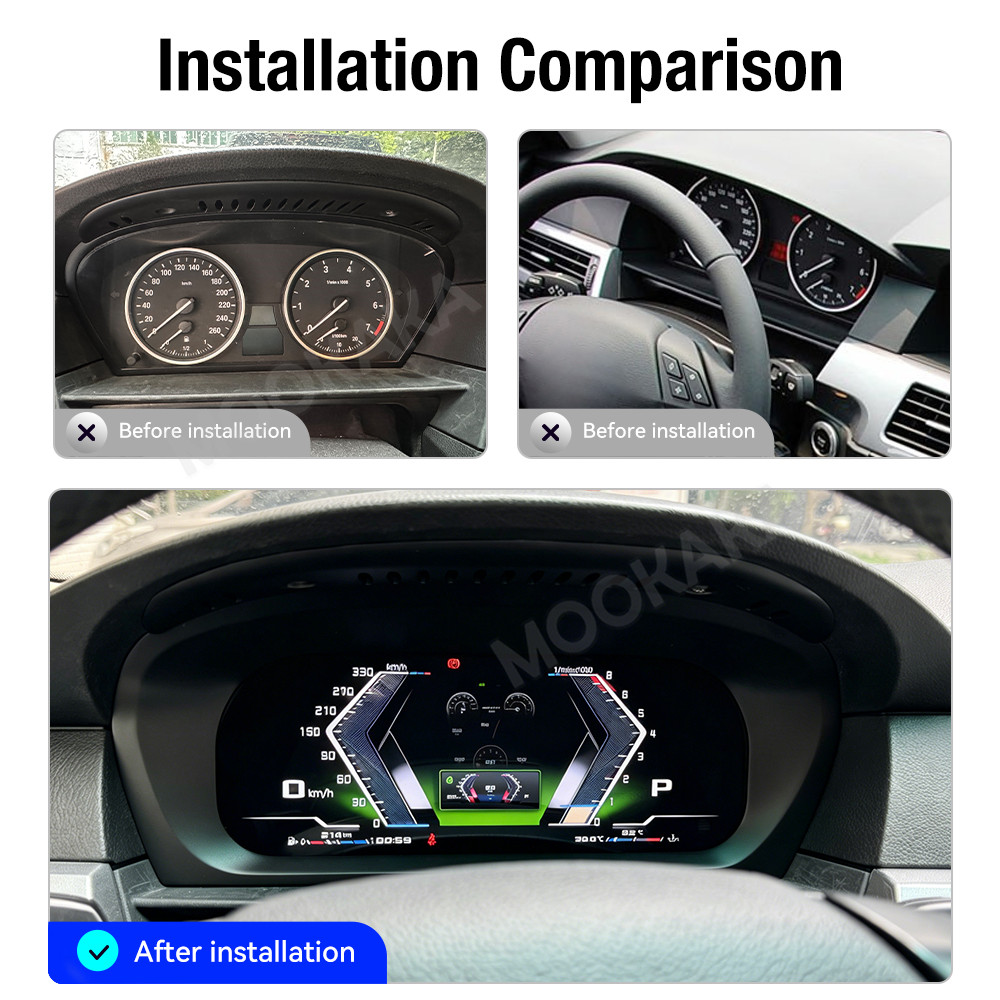 หน้าปัดดิจิตอลสำหรับรถยนต์ BMW - Musical Instrument Irish บทวิจารณ์และราคา