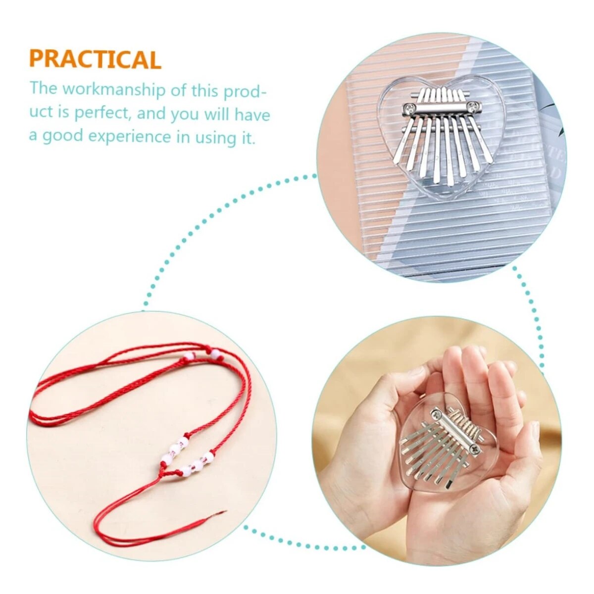 Miwayer คาลิมบาขนาดเล็ก8คีย์,  - A Musical Instrument With Keys บทวิจารณ์และราคา