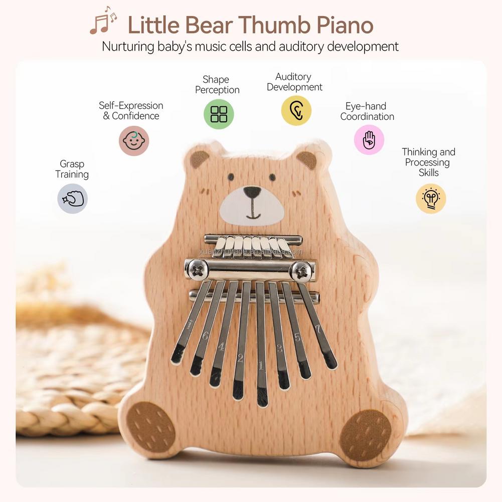คาลิมบาขนาดเล็ก 8 คีย์ แบบพกพา - A Musical Instrument With Keys บทวิจารณ์และราคา