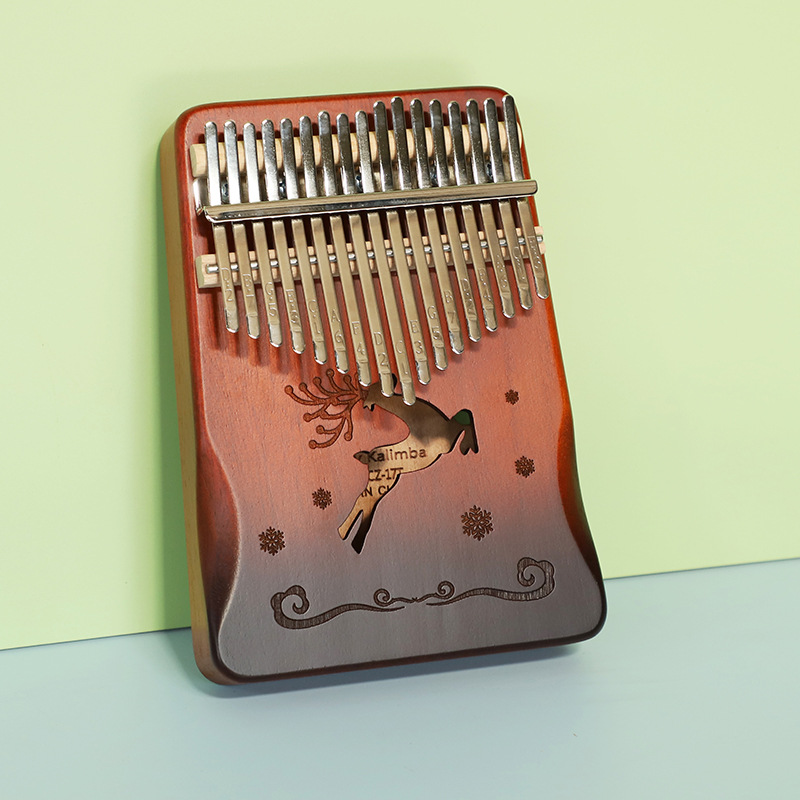 21 คีย์ Mahogany Kalimba 17 คี - Musical Instrument Balalaika บทวิจารณ์และราคา