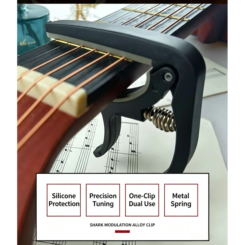 คาโป้กีตาร์ 2 in 1 พร้อมที่ดึง - Musical Instrument Note บทวิจารณ์และราคา