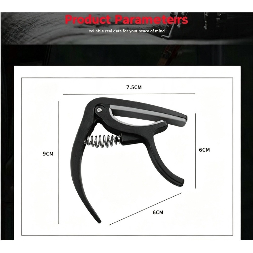 คาโป้กีตาร์ 2 in 1 พร้อมที่ดึง - Musical Instrument Note บทวิจารณ์และราคา