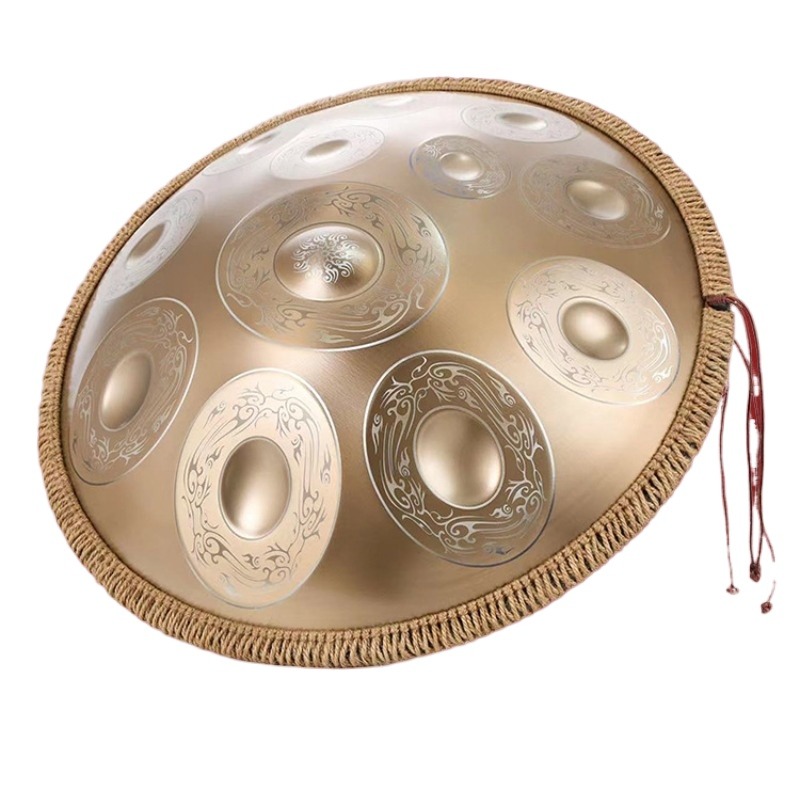 18 นิ้วสแตนเลส HandPan G Key D - A Musical Instrument With Keys บทวิจารณ์และราคา