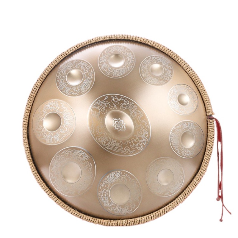 18 นิ้วสแตนเลส HandPan G Key D - A Musical Instrument With Keys บทวิจารณ์และราคา