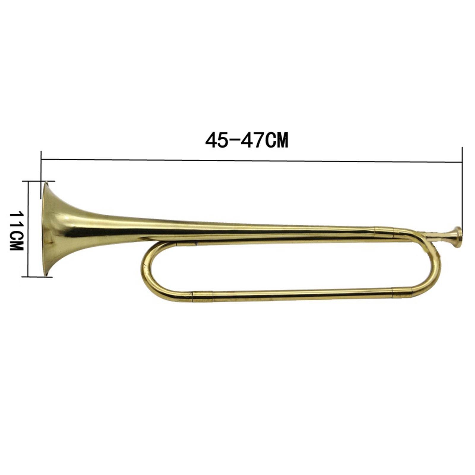 ทรัมเป็ตทองเหลือง เครื่องดนตรี - Musical Instrument Bugle บทวิจารณ์และราคา
