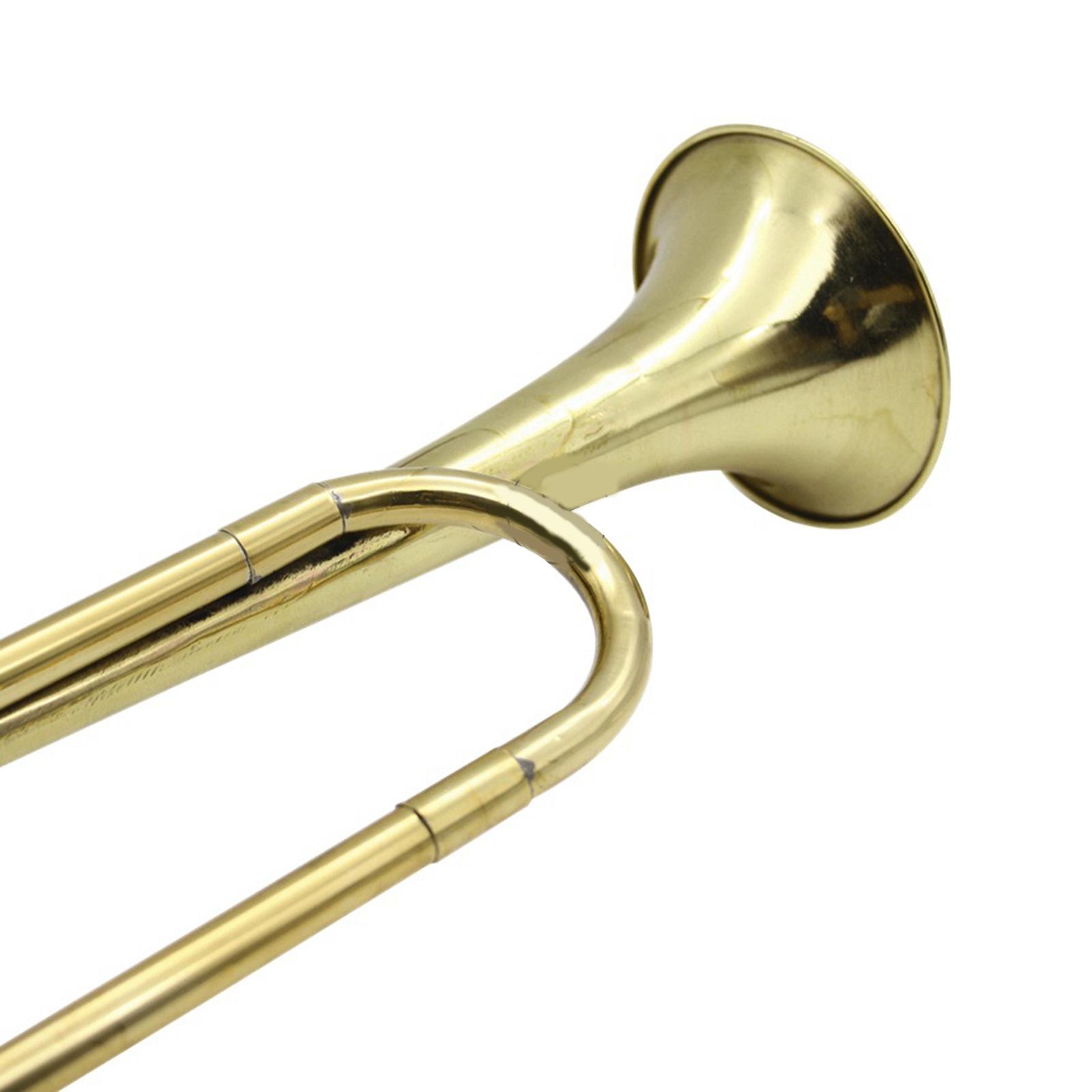 ทรัมเป็ตทองเหลือง เครื่องดนตรี - Musical Instrument Bugle บทวิจารณ์และราคา