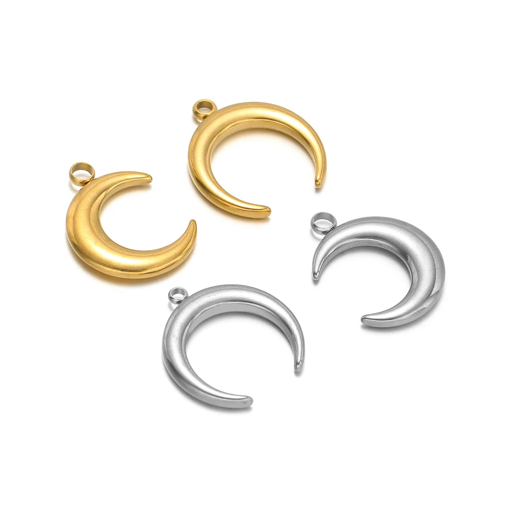 5pcs สแตนเลสสตีล Moon Horn Cha - Musical Instrument Jewelry บทวิจารณ์และราคา