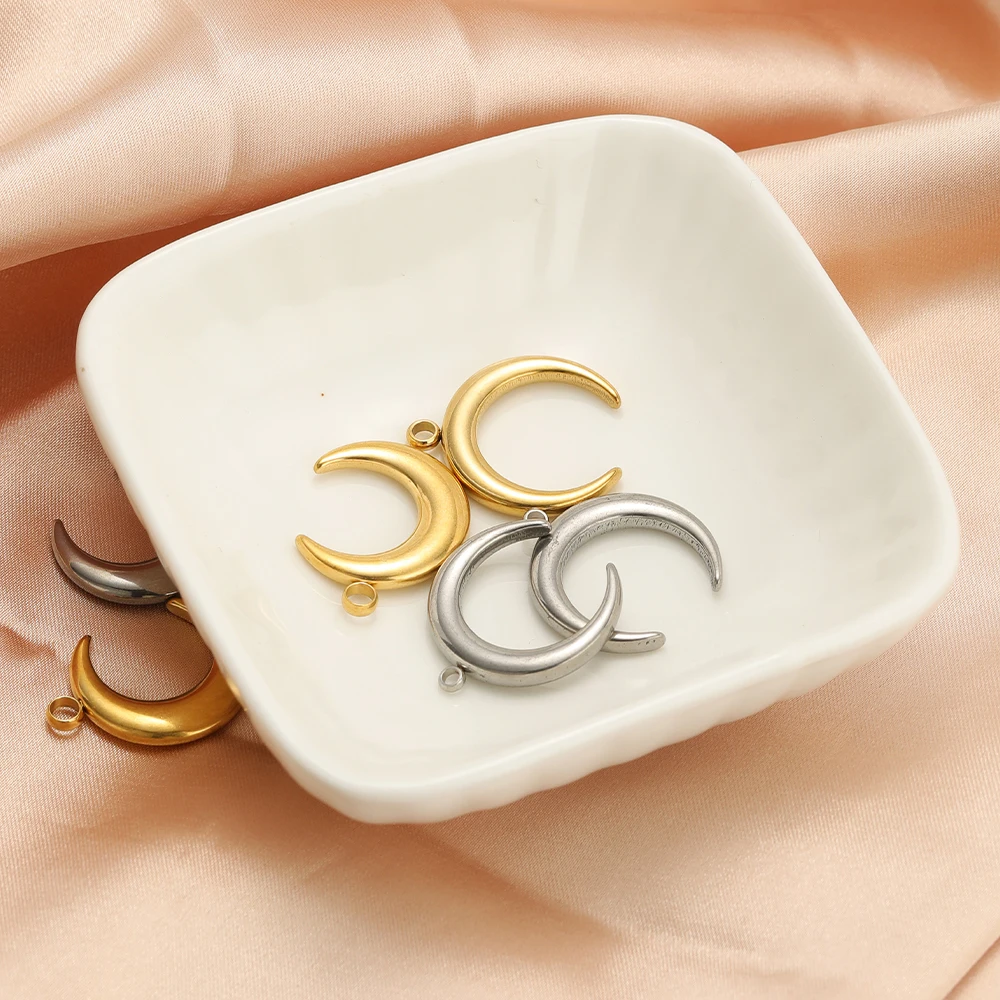 5pcs สแตนเลสสตีล Moon Horn Cha - Musical Instrument Jewelry บทวิจารณ์และราคา