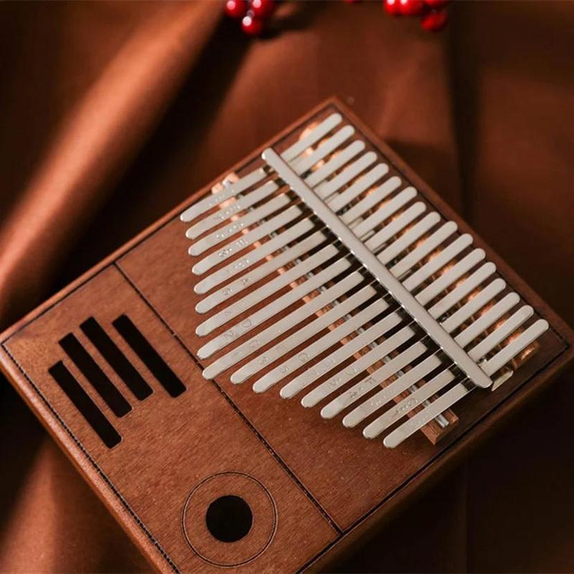 รีโทร Kalimba 17 คีย์นิ้วมือเป - A Musical Instrument With Keys บทวิจารณ์และราคา