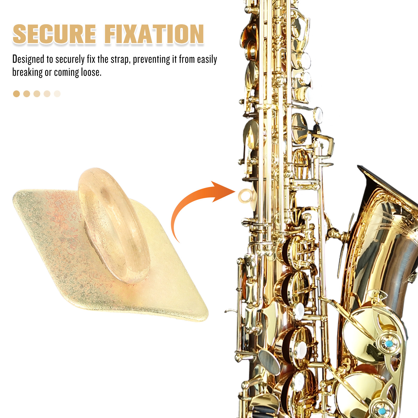 ห่วงคล้องแซ็กโซโฟน ห่วงทองแดง  - Musical Instrument Jewelry บทวิจารณ์และราคา