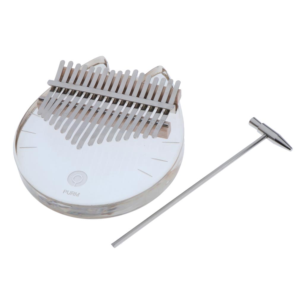 คาลิมบา 17 คีย์อะคริลิคโปร่งใส - A Musical Instrument With Keys บทวิจารณ์และราคา