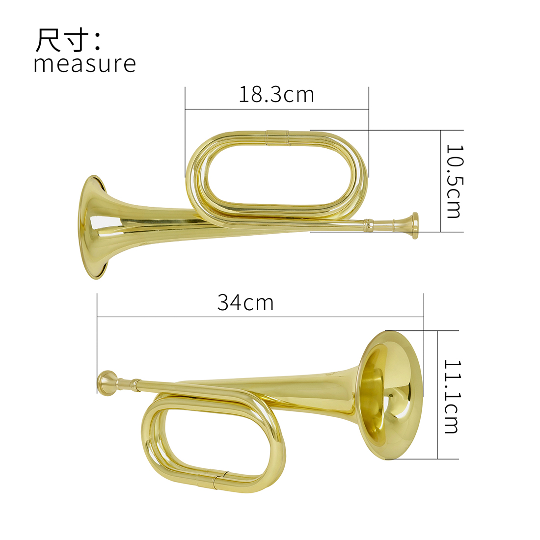 ทรัมเป็ตแตรทองเหลืองเอ็มแบทงฮอ - Musical Instrument Bugle บทวิจารณ์และราคา