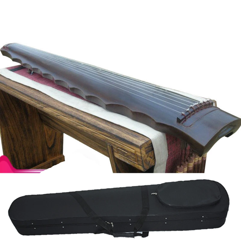แกะสลักฟรี กู่ฉินจีน 7 สาย สไต - Musical Instrument Zither บทวิจารณ์และราคา