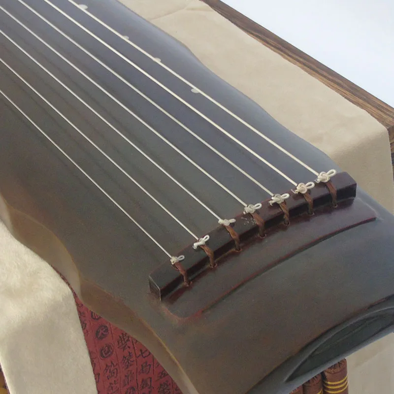 แกะสลักฟรี กู่ฉินจีน 7 สาย สไต - Musical Instrument Zither บทวิจารณ์และราคา